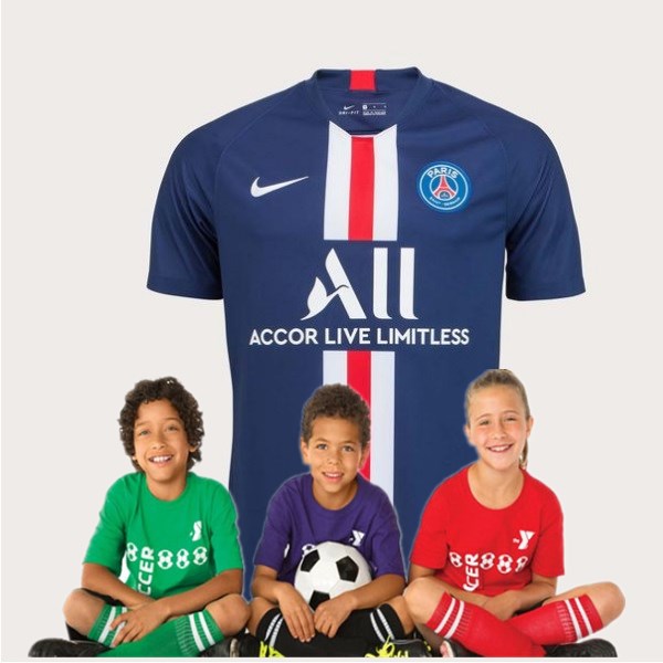 Kid's Paris Saint-Germain Home Suit 19/20 (Customizable)