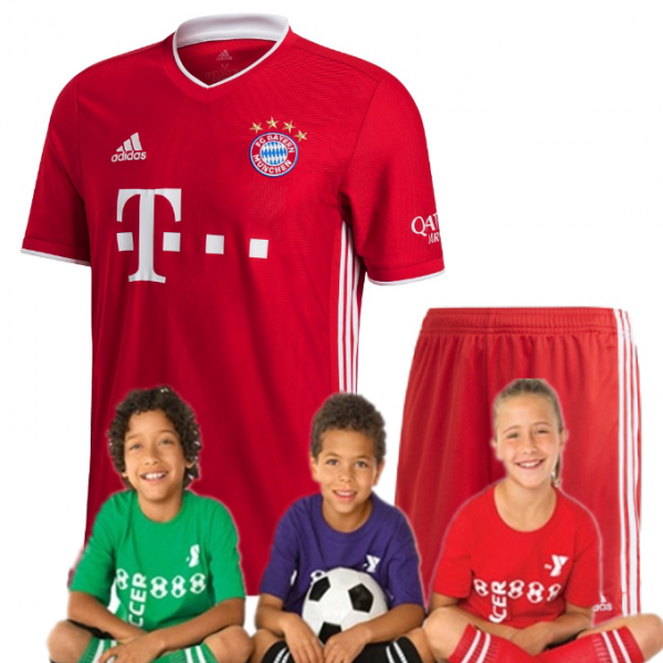 Kid's Bayern Munich Home Suit 20/21 (Customizable)