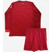 Kid's Liverpool Home Long sleeve Suit 21/22(Customizable)