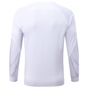 2022 France Long Zipper Training Suit White